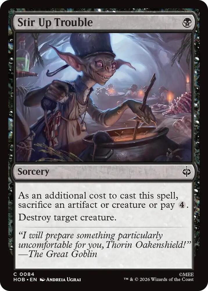 Stir Up Trouble — The Hobbit