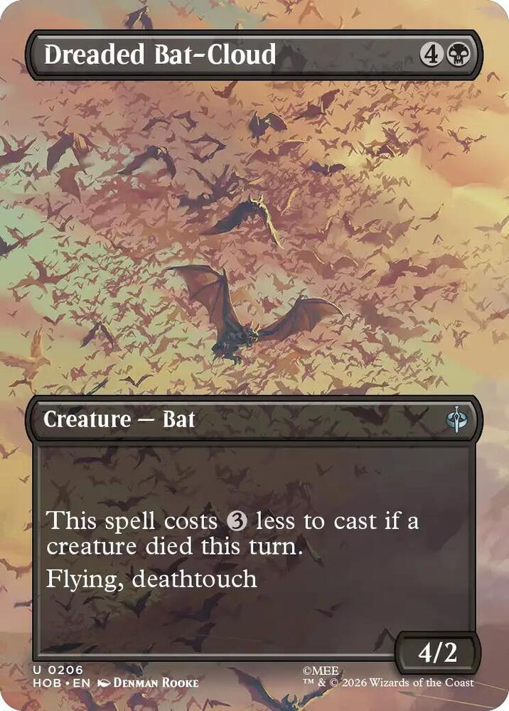 Dreaded Bat-Cloud (Borderless) — The Hobbit
