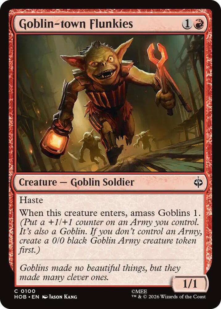 Goblin-town Flunkies — The Hobbit
