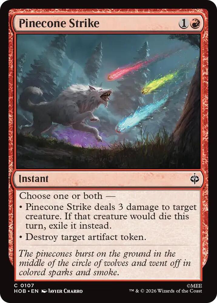 Pinecone Strike — The Hobbit