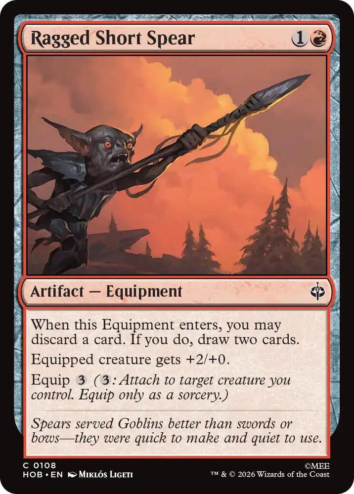 Ragged Short Spear — The Hobbit