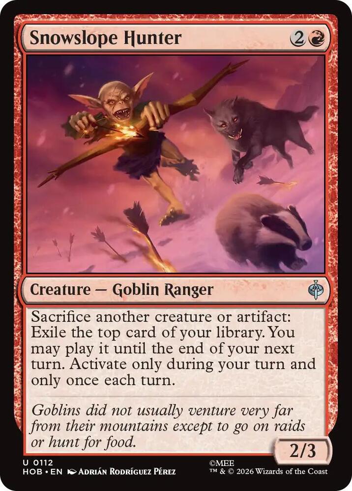 Snowslope Hunter — The Hobbit