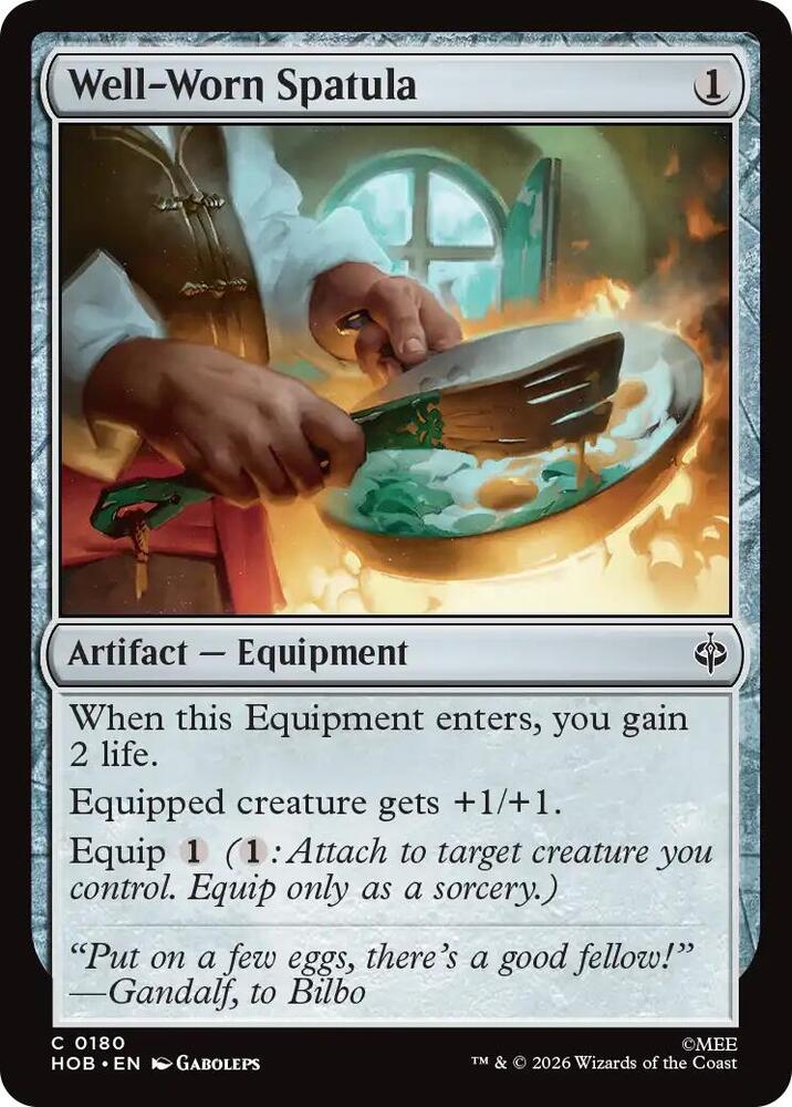 Well-Worn Spatula — The Hobbit