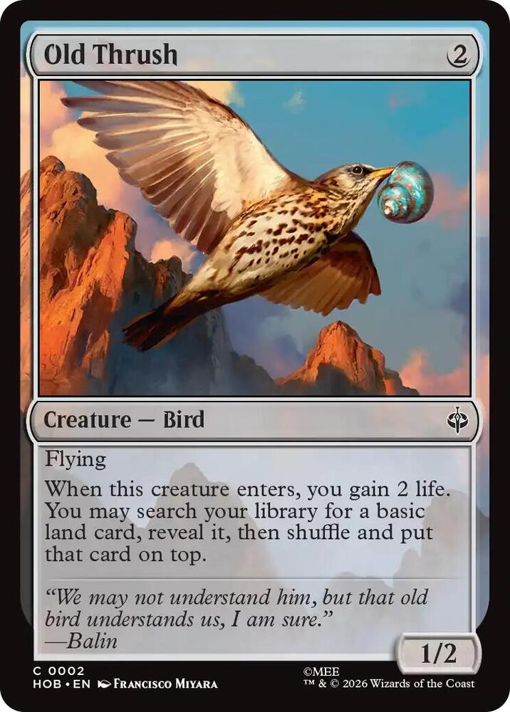 Old Thrush — The Hobbit