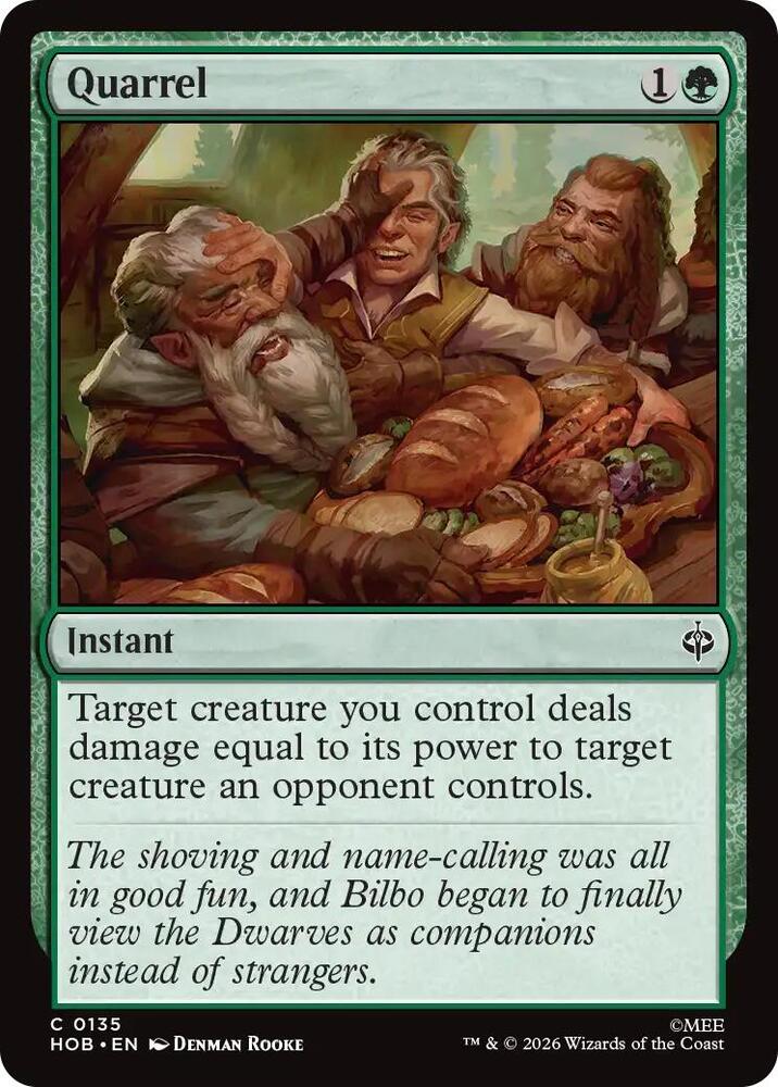 Quarrel — The Hobbit