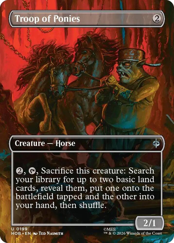 Troop of Ponies (Borderless) — The Hobbit