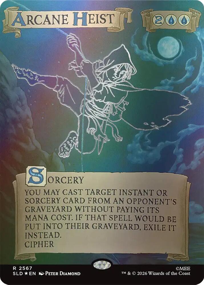 Arcane Heist (Out Of Sight Foil) — Secret Lair Drop Series