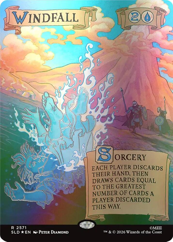 Windfall (2571) (Out Of Sight Foil) — Secret Lair Drop Series
