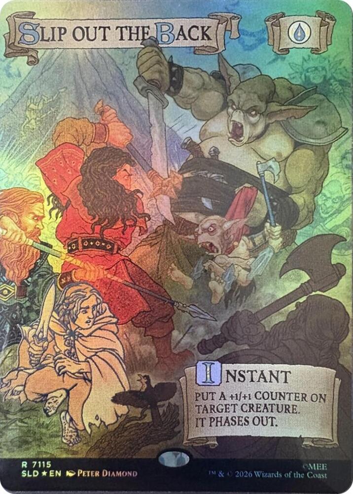 Slip Out the Back (Out Of Sight Foil) — Secret Lair Drop Series