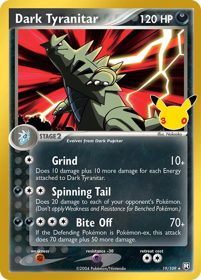 Dark Tyranitar — ME: 30th Celebration Classic Collection