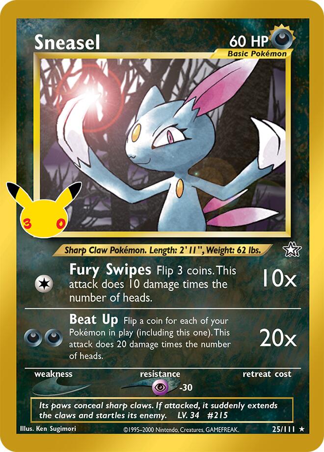 Sneasel — ME: 30th Celebration Classic Collection