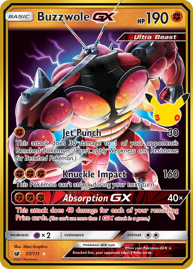 Buzzwole GX — ME: 30th Celebration Classic Collection