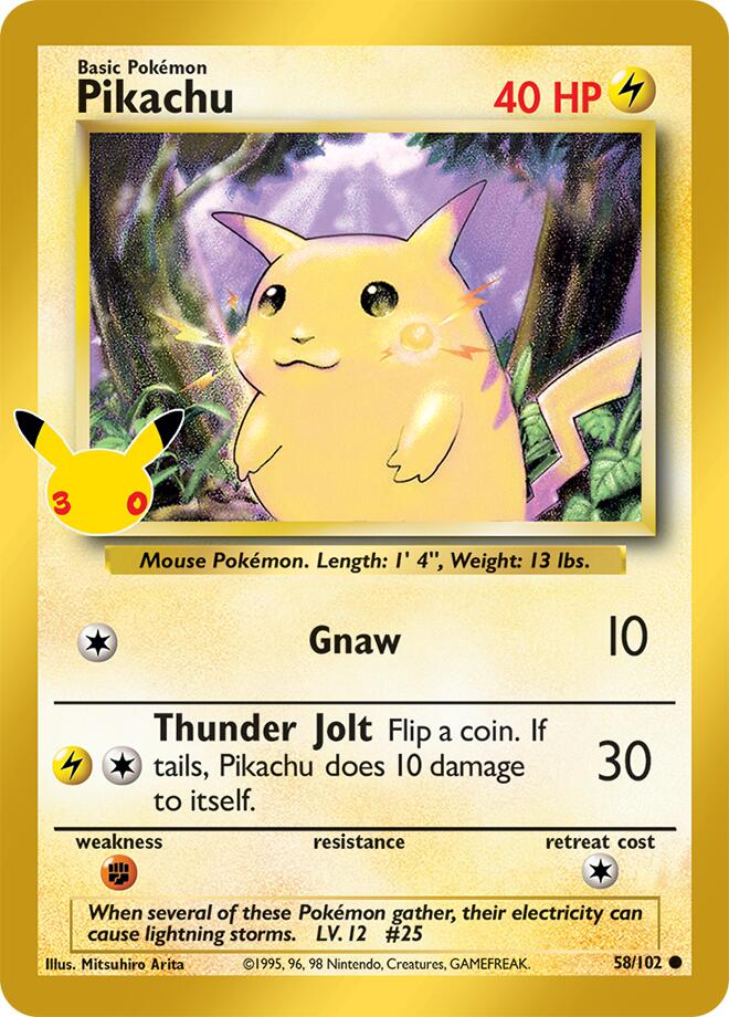 Pikachu — ME: 30th Celebration Classic Collection