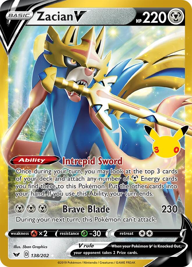 Zacian V — ME: 30th Celebration Classic Collection