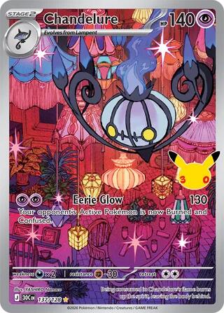 Chandelure - 137/128 — ME: 30th Celebration