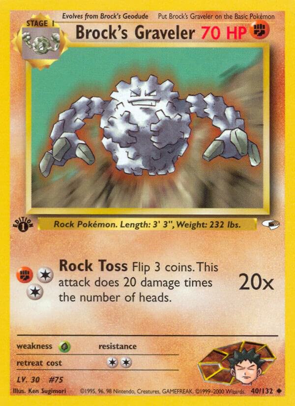Brock's Graveler — Gym Heroes
