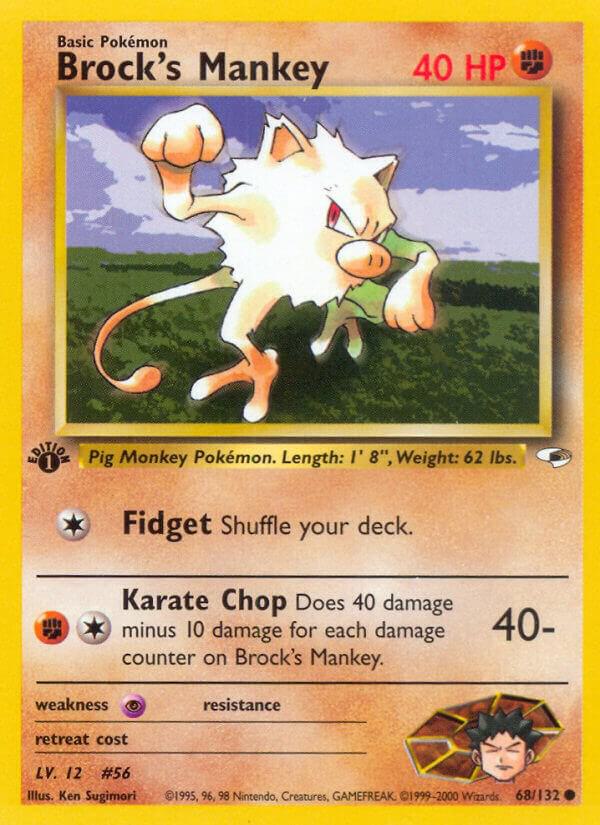 Brock's Mankey (68) — Gym Heroes