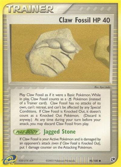 Claw Fossil — EX Sandstorm