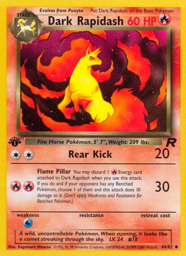 Dark Rapidash — Team Rocket