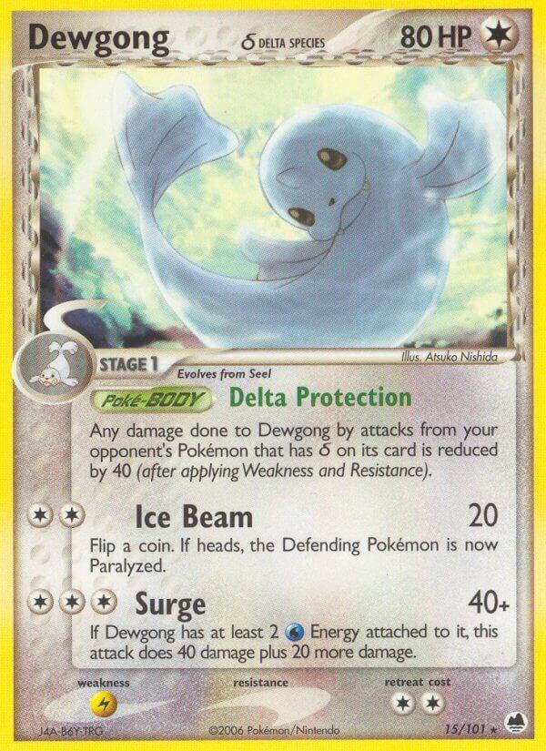 Dewgong (Delta Species) — EX Dragon Frontiers