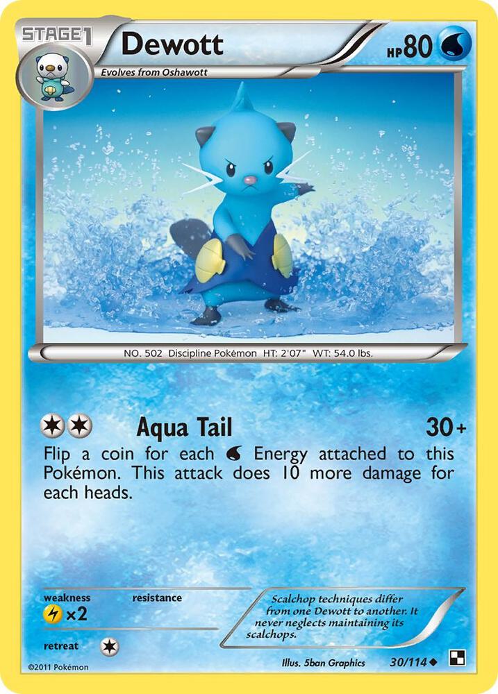 Dewott (30) — Black and White