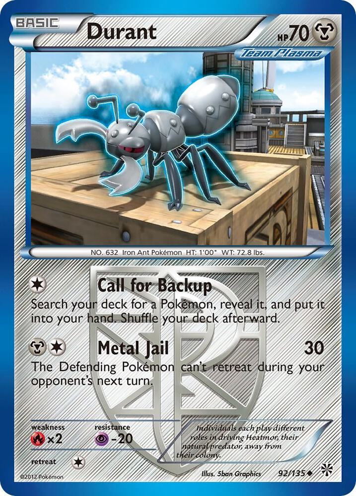 Durant (Team Plasma) (92) — Plasma Storm