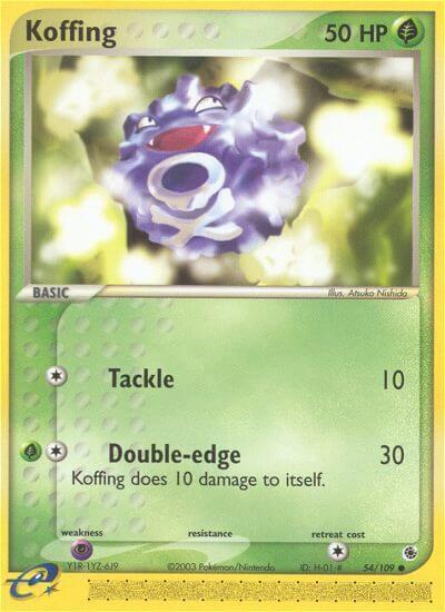 Koffing — EX Ruby and Sapphire