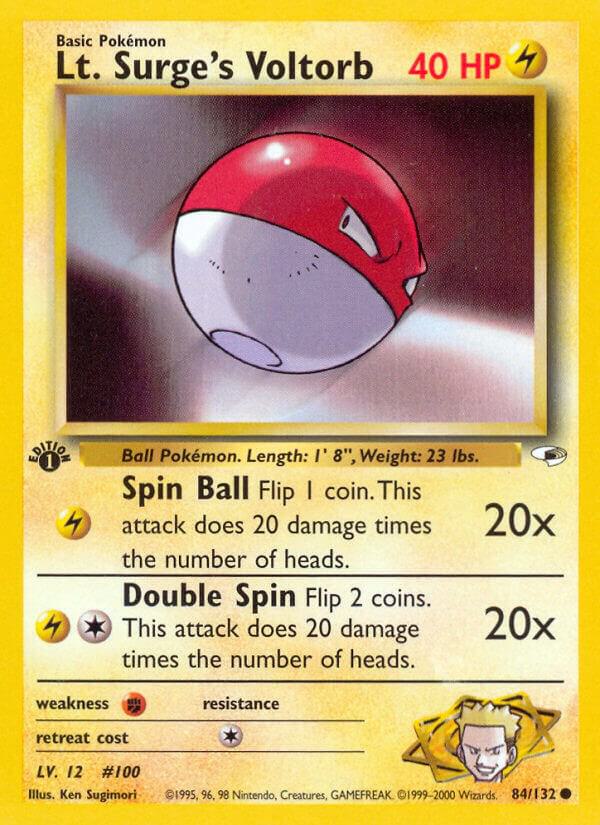 Lt. Surge's Voltorb — Gym Heroes