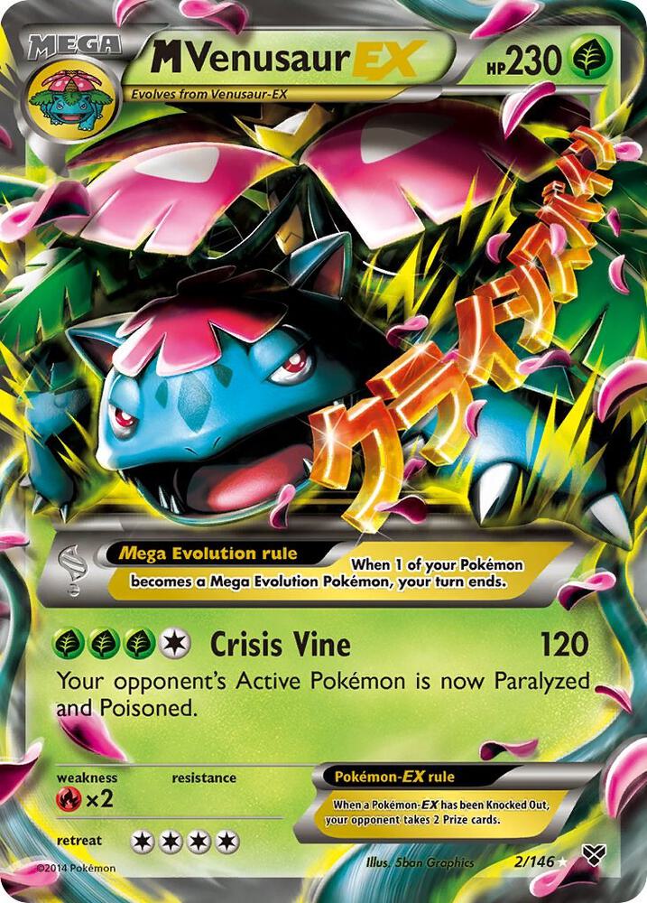 M Venusaur EX — XY Base Set