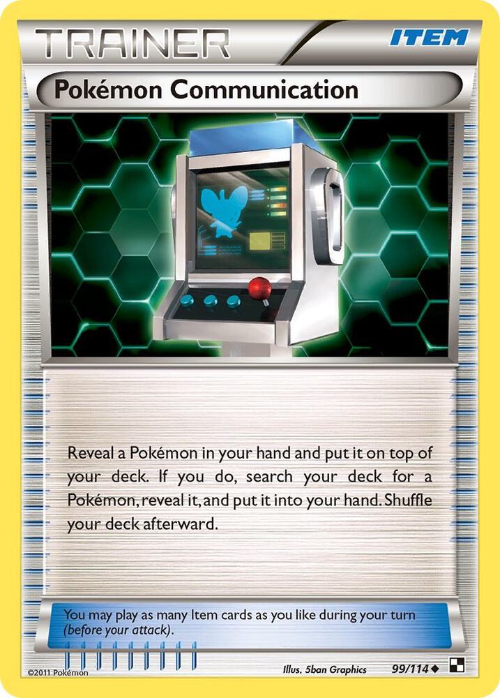 Pokemon Communication — Black and White