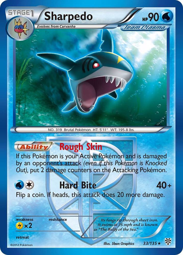 Sharpedo (Team Plasma) — Plasma Storm