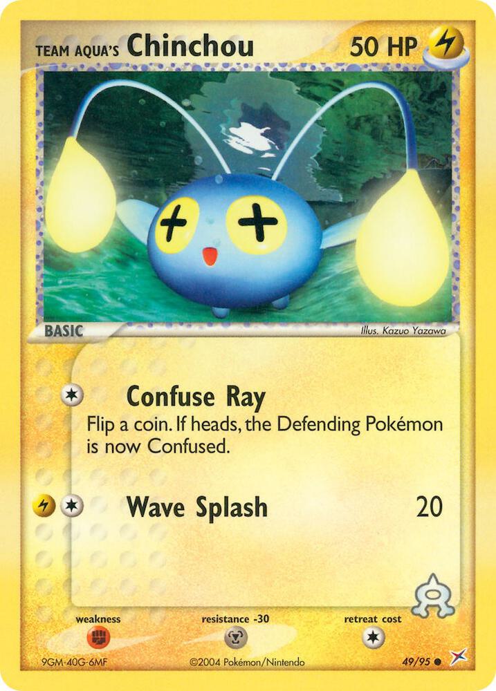 Team Aqua's Chinchou — EX Team Magma vs Team Aqua