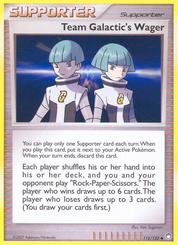 Team Galactic's Wager — Mysterious Treasures