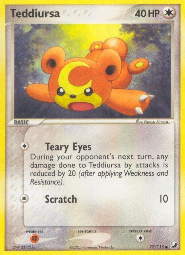 Teddiursa — EX Unseen Forces