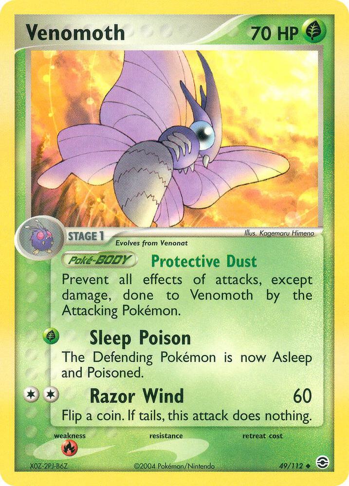 Venomoth — EX FireRed &amp; LeafGreen