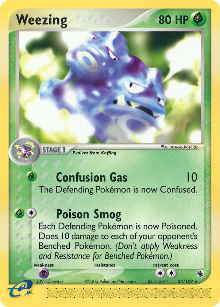 Weezing — EX Ruby and Sapphire