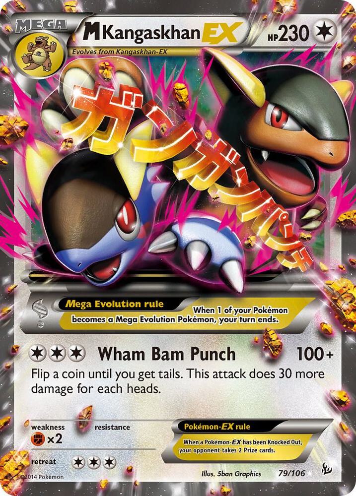 M Kangaskhan EX — XY - Flashfire
