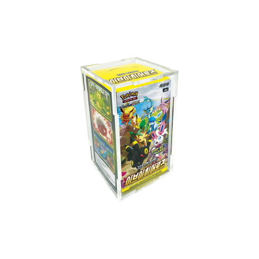 Press Fit Acrylic Display Case for Korean Pokemon TCG Booster Box