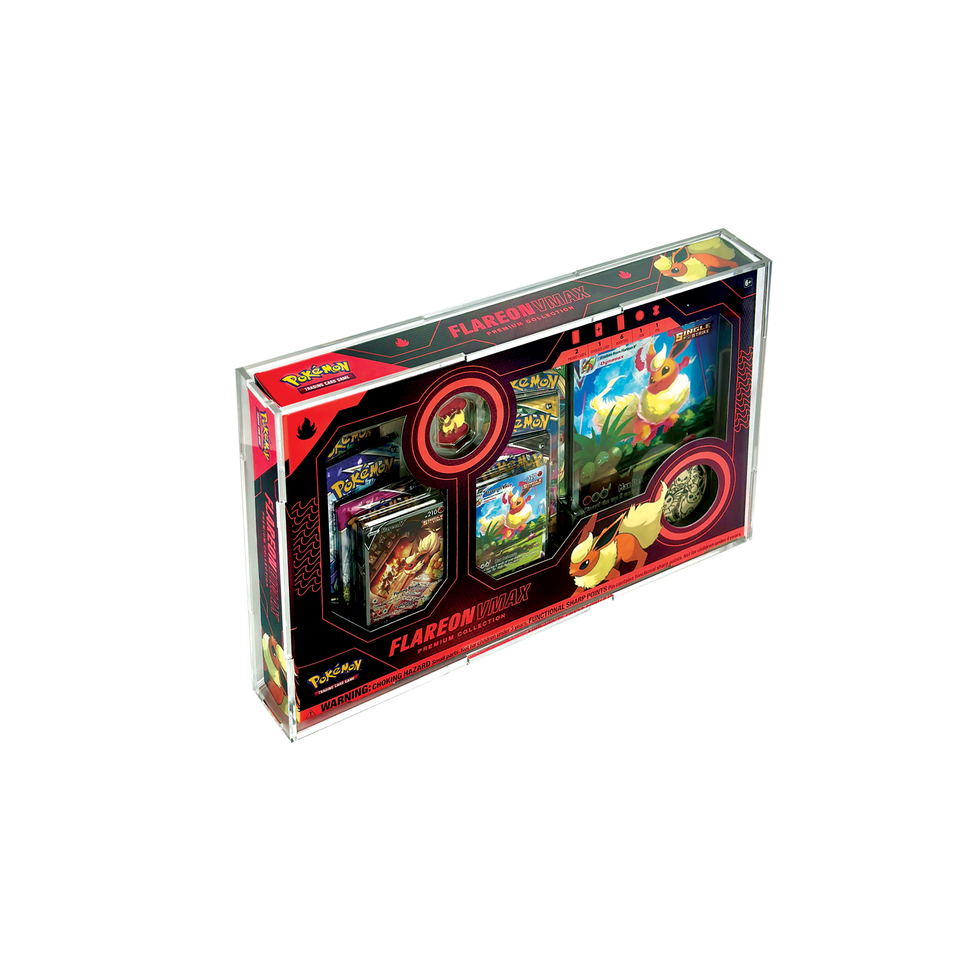 Press Fit Acrylic Display Case for Pokemon Premium Collection (Wide)
