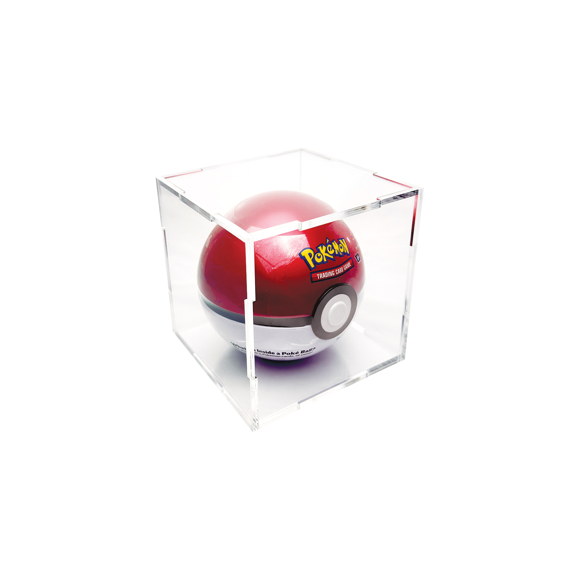 Press Fit Acrylic Display Case for Pokemon Pokeball Tin