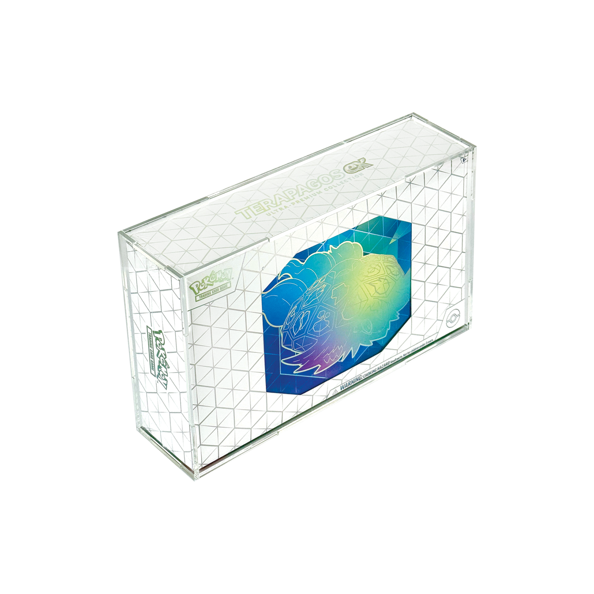 Press Fit Acrylic Display Case for Pokemon Terapagos EX UPC