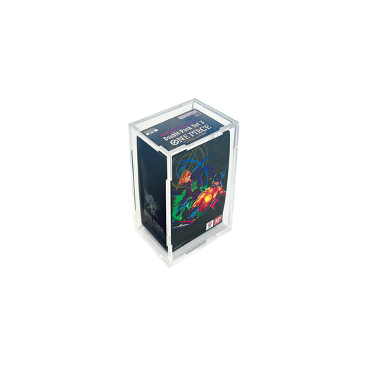 Press Fit Acrylic Display Case for One Piece Double Pack Set Box