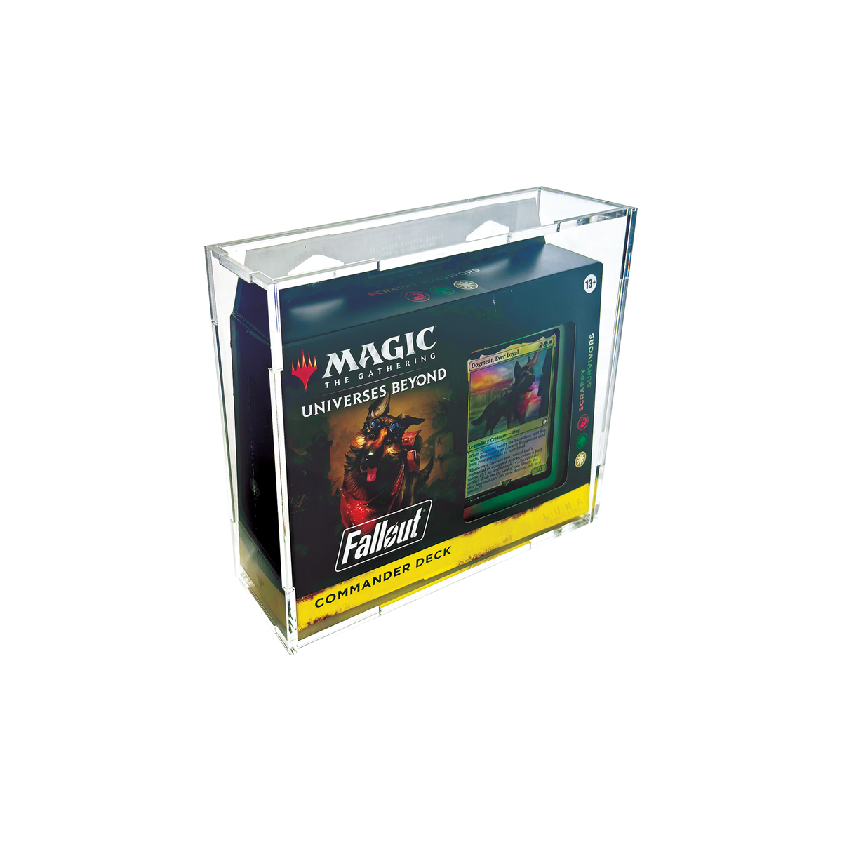 Acrylic Display Case for MTG Fallout Commander Deck
