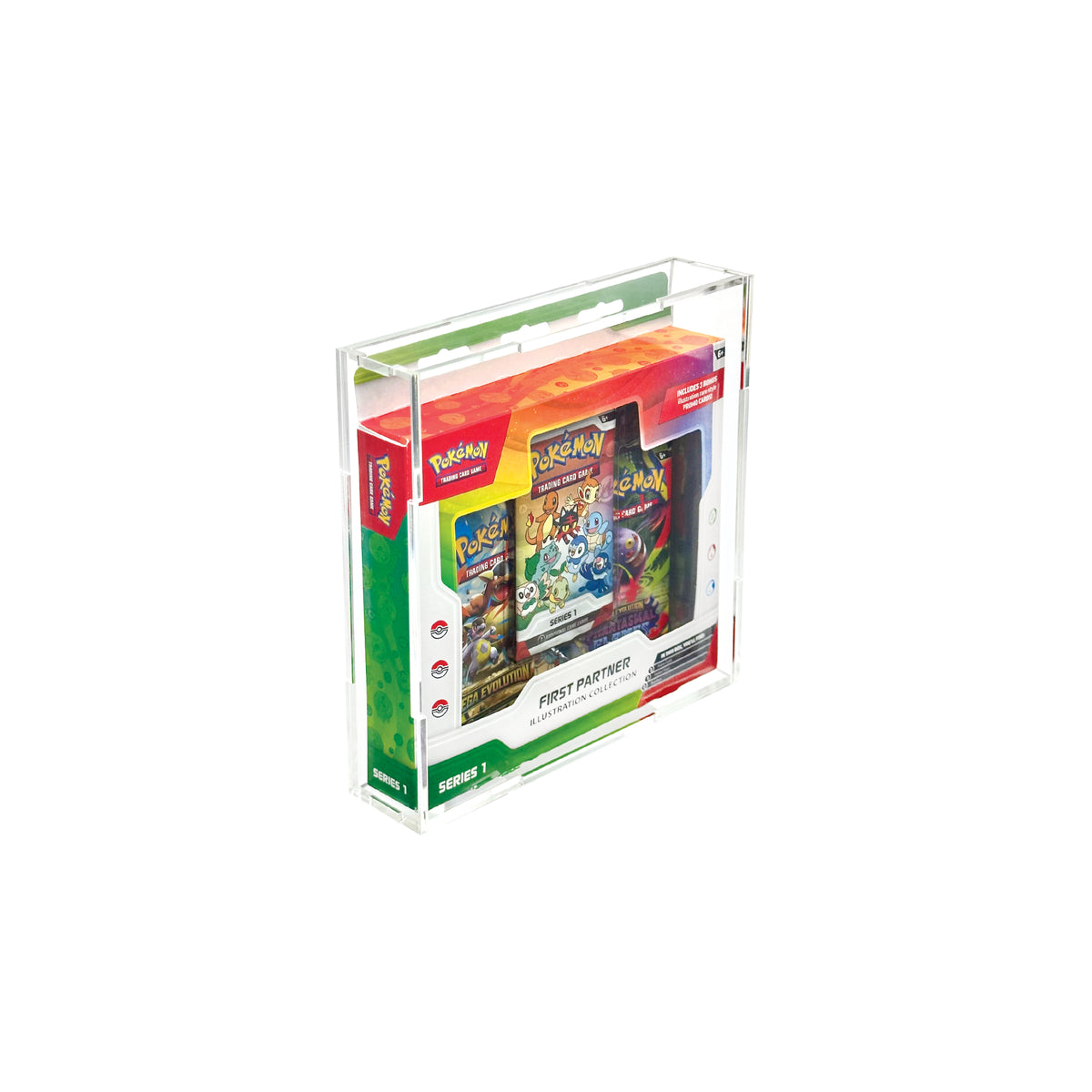 Acrylic Display Case for Pokemon Ascended Heroes First Partner Illustration Box