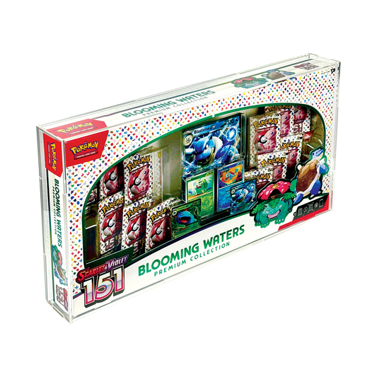 Acrylic Display Case for Pokemon Blooming Waters Premium Collection