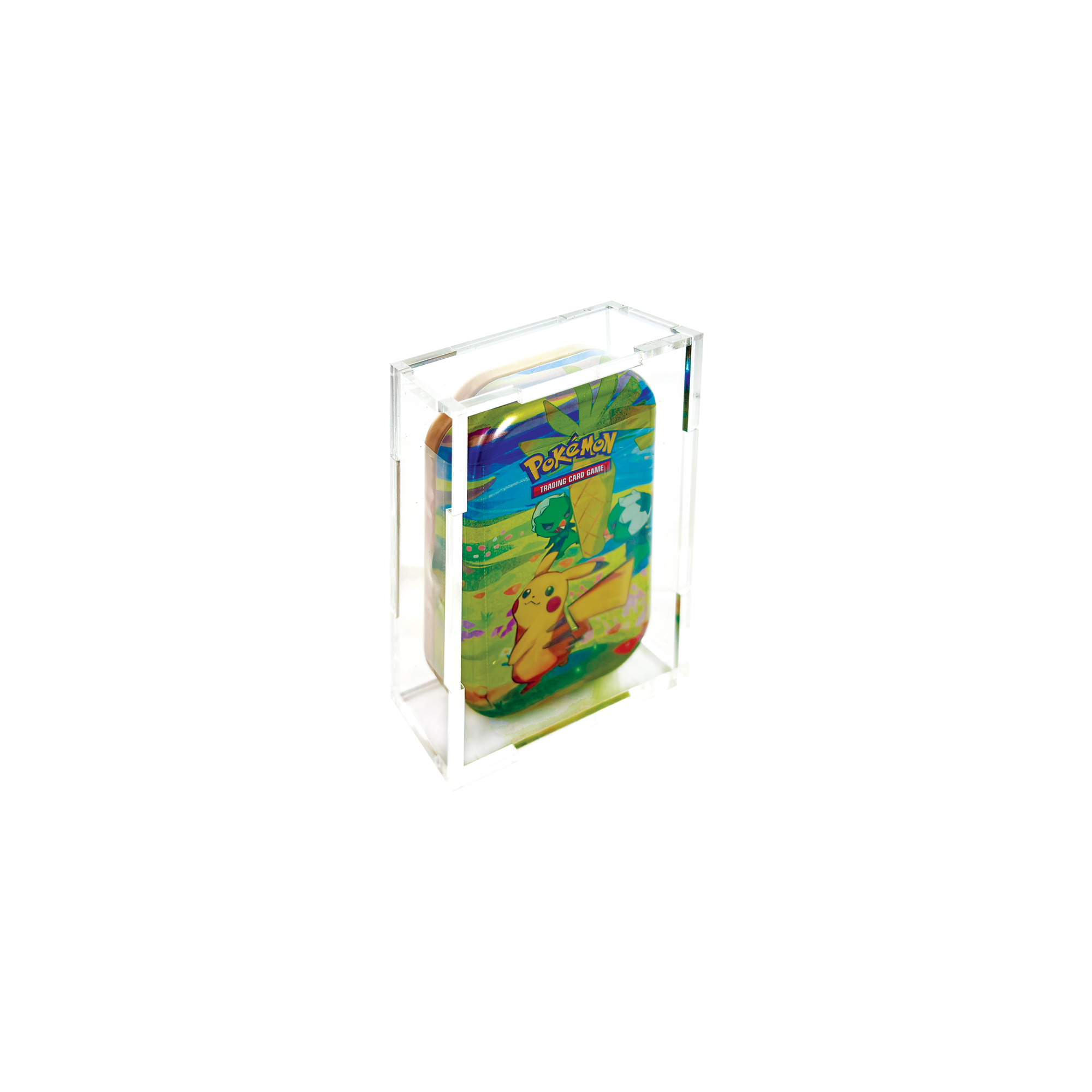 Press Fit Acrylic Display Case for Pokemon Mini Tin