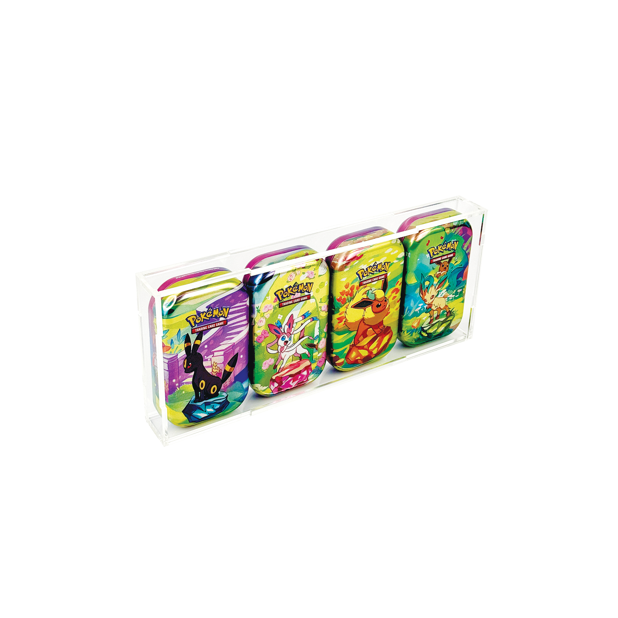 Acrylic Display Case for 4 Pokemon Mini-Tins