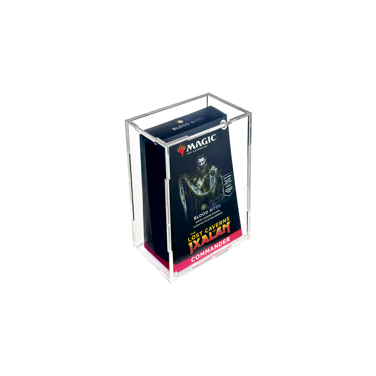 Acrylic Display Case for MTG Commander Deck