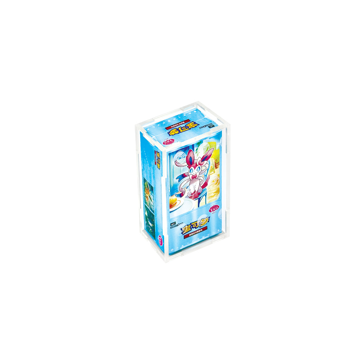 Acrylic Display Case for Pokemon Chinese Gem Pack Booster Box