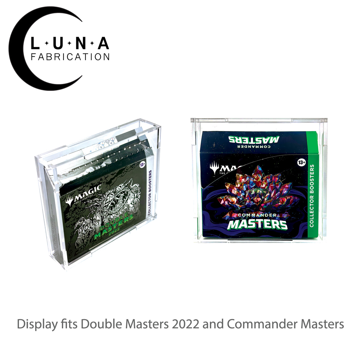 Acrylic Display Case for MTG Commander Masters/Double Commander Booster Box